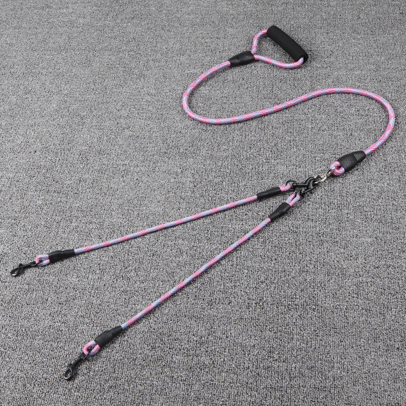Double Pet Leash Anti-Winding