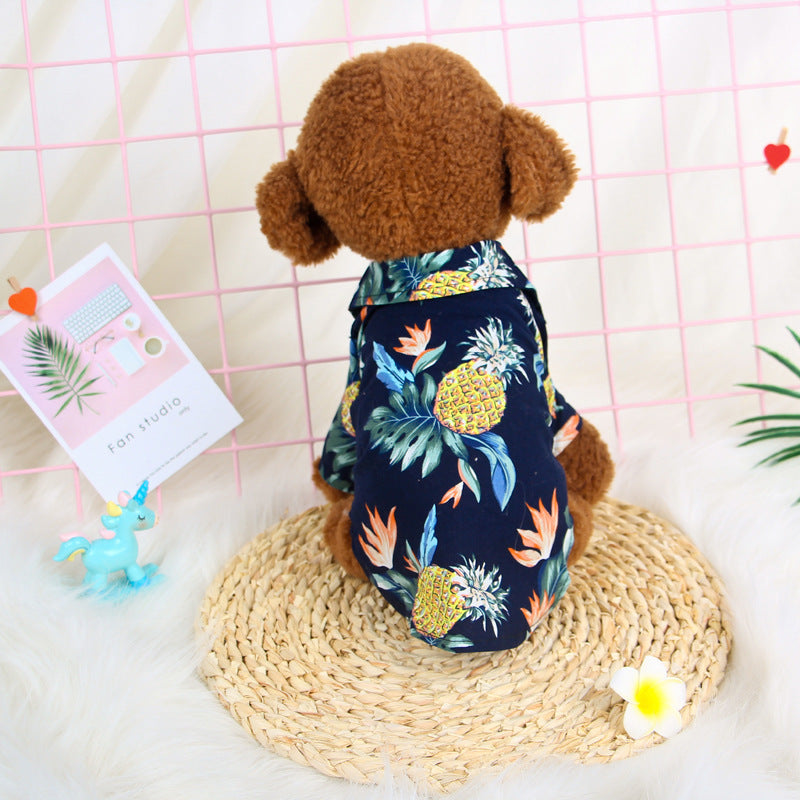 Hawaiian Teddy Small Dog, Shirt Cloth.