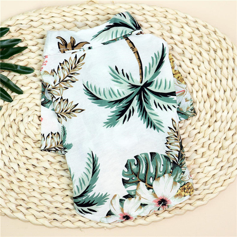Hawaiian Teddy Small Dog, Shirt Cloth.