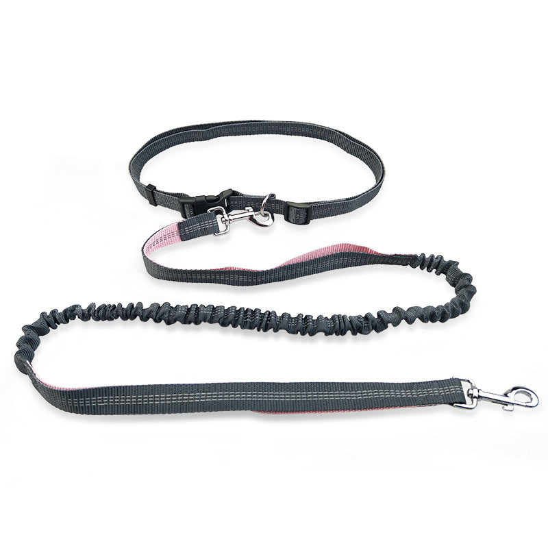 Dog Running Hand-Free Pull Dog Leash.