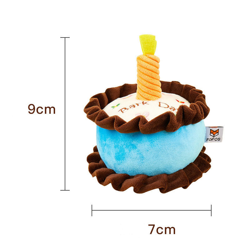Bite-resistant Birthday Cake Toy