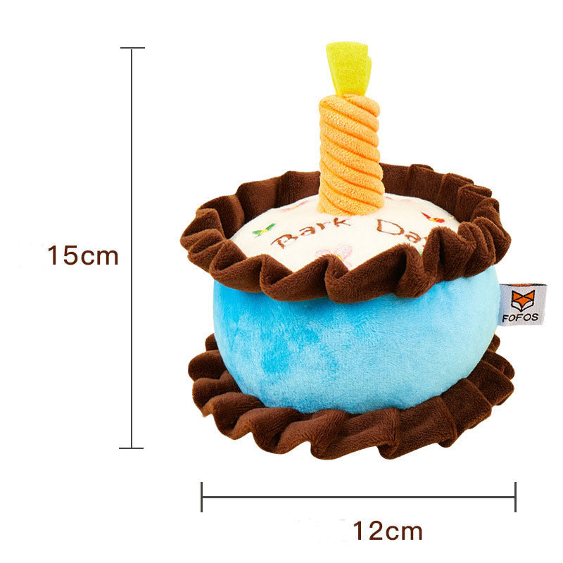 Bite-resistant Birthday Cake Toy