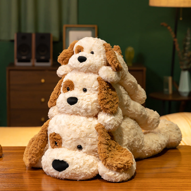 Soft and Adorable Lying Spot Dog Doll Plush Toys.