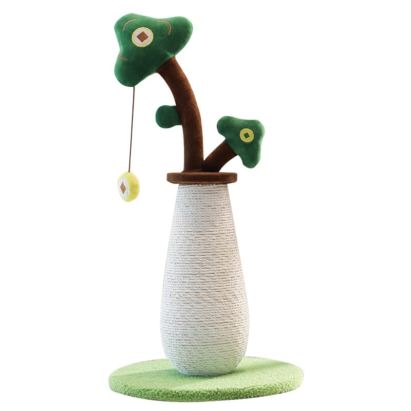 Vertical Money Tree Cat Scratching Pole.
