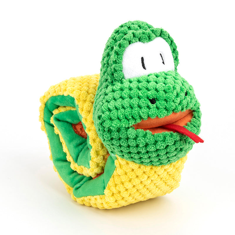 Snake Snuffle Toy Squeaky Dog Toys Boredom Stress Relief Game, Toy IQ Training.