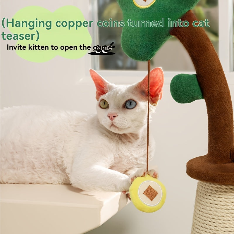 Vertical Money Tree Cat Scratching Pole.