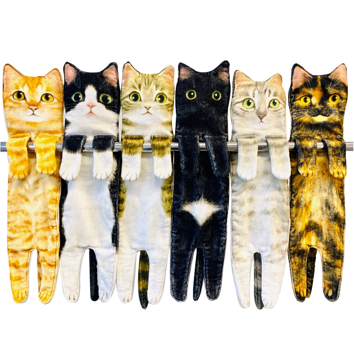 Cat Hand Towels