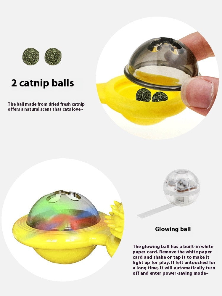 Cat Set- Interactive Rotating Disk, Feather Teasers