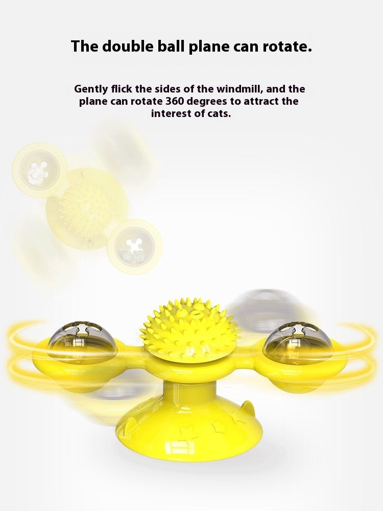 Cat Set- Interactive Rotating Disk, Feather Teasers