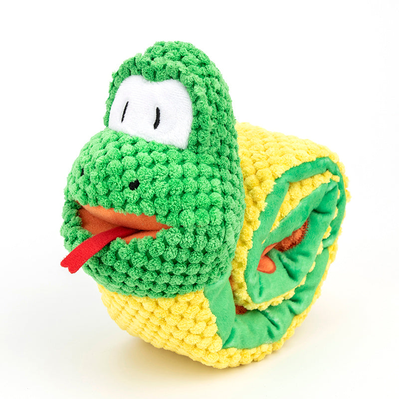 Snake Snuffle Toy Squeaky Dog Toys Boredom Stress Relief Game, Toy IQ Training.