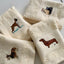 Dog Embroidery Water Absorbing Wash Towel