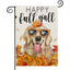 Dogs And Cats Pattern Decorative Linen Garden Banner