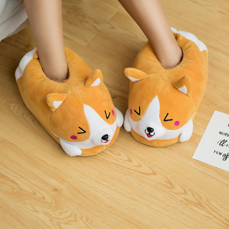 Cartoon Koi Dog Slippers