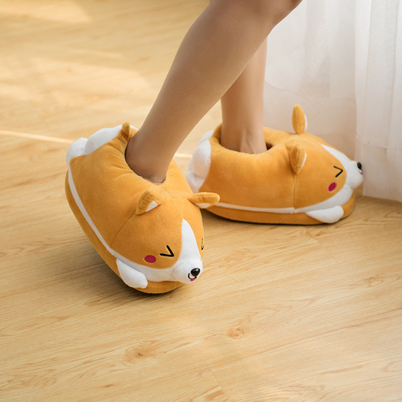 Cartoon Koi Dog Slippers