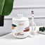 Cute Cat Mug Cartoon with Lid and Spoon, Ceramic Mug.