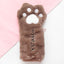 Cute plush cat's paw bag Pencil Case