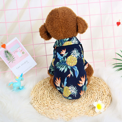 Hawaiian Teddy Small Dog, Shirt Cloth.