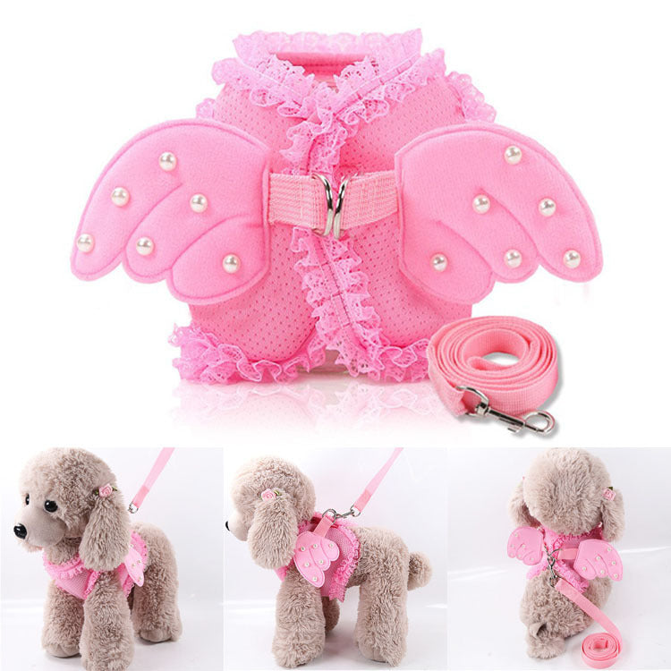 Angel Pink Dog Vest – Breathable.