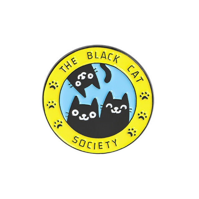 Cartoon Caring Cat Paw Dog Paw Badge