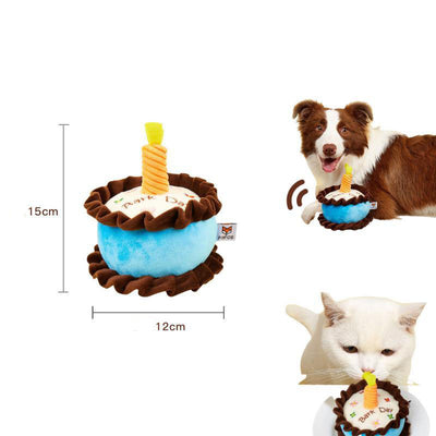 Bite-resistant Birthday Cake Toy
