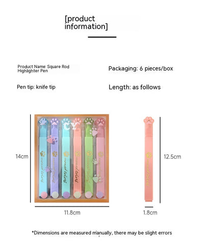 Cat's Paw Fluorescent Marking Pen Suit