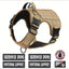 Tactical Service Dog Harness Vest Adjustable Reflective.