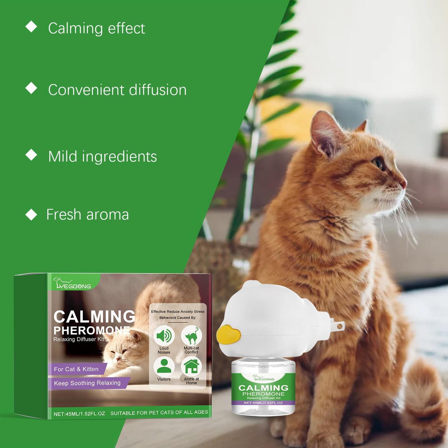 Diffuser Calming Pheromone Cat Keep Relaxing.