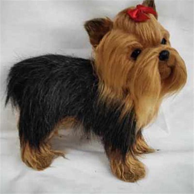 Simulation Yorkshire Animal Ornaments Plush Toys.