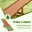 Wooden Dog Agility Seesaw for Training and Exercise, Weather Resistant.