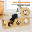Multi-hole Cat Tunnel with Scratching Board
