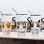 Ceramic Cat Mug with Lid and Straw.