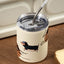 Metal Silver 300ml Coffee Mug Handy Cup.
