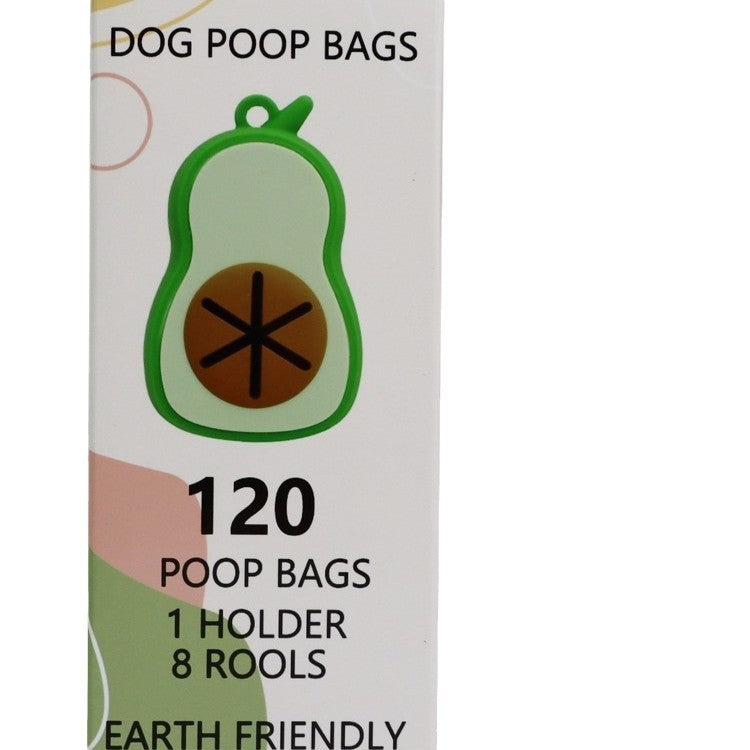 Silicone Dog Waste Bag Avocado Clip