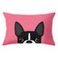 Cartoon Dog Head Rectangular Pillowcase