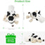 Squeaky Dog Toys Dog Plush,Stuffed Animals Chew, Durable Cow Dog Toy.