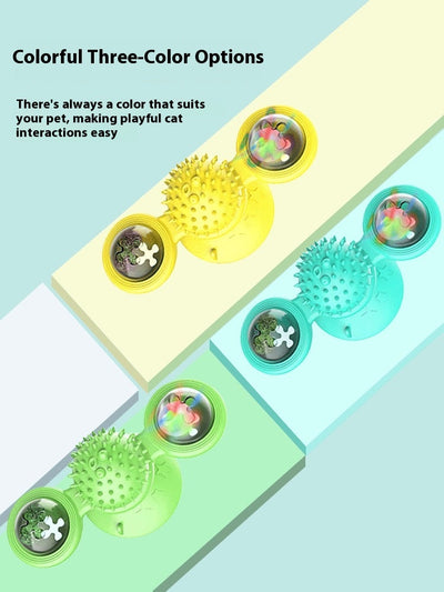 Cat Set- Interactive Rotating Disk, Feather Teasers