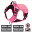 Tactical Service Dog Harness Vest Adjustable Reflective.