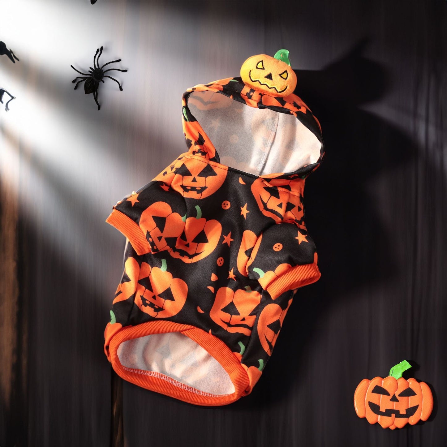 Halloween Pet Clothes Dog Cat Pumpkin Sweater
