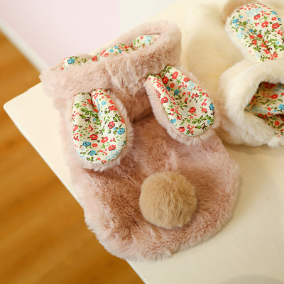 Pet Rabbit Big Ear Cotton Coat