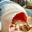 Shark Pet Kennel Warm Yurt Semi-closed
