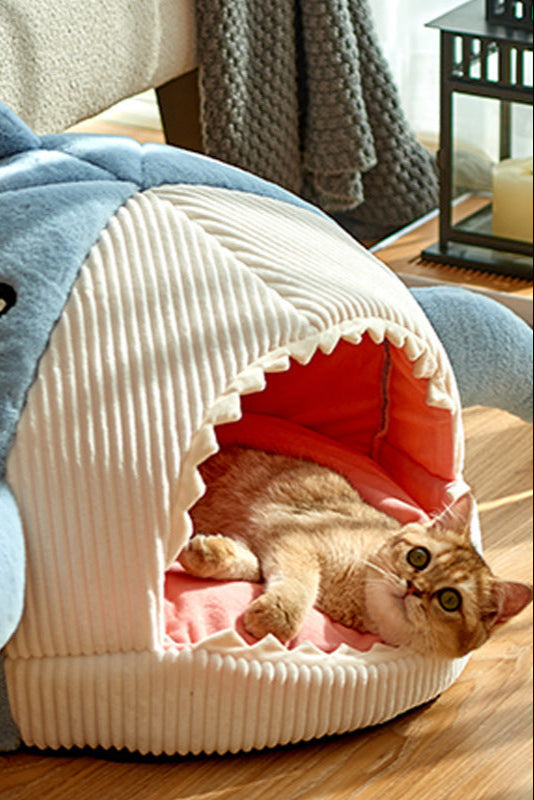 Shark Pet Kennel Warm Yurt Semi-closed