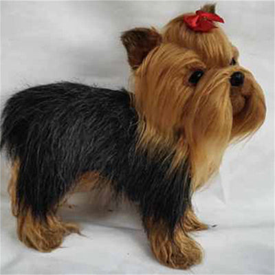 Simulation Yorkshire Animal Ornaments Plush Toys.