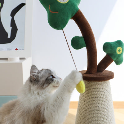 Vertical Money Tree Cat Scratching Pole.